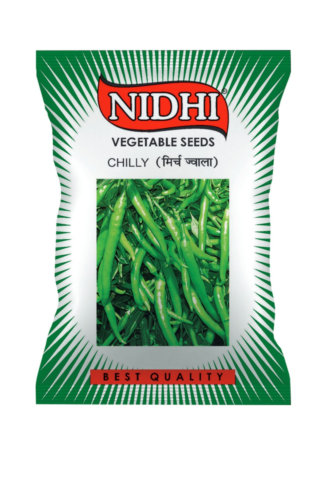 Vegetable seeds (Chilly) Tested And Packed For Home, Terrace and Kitchen Gardening